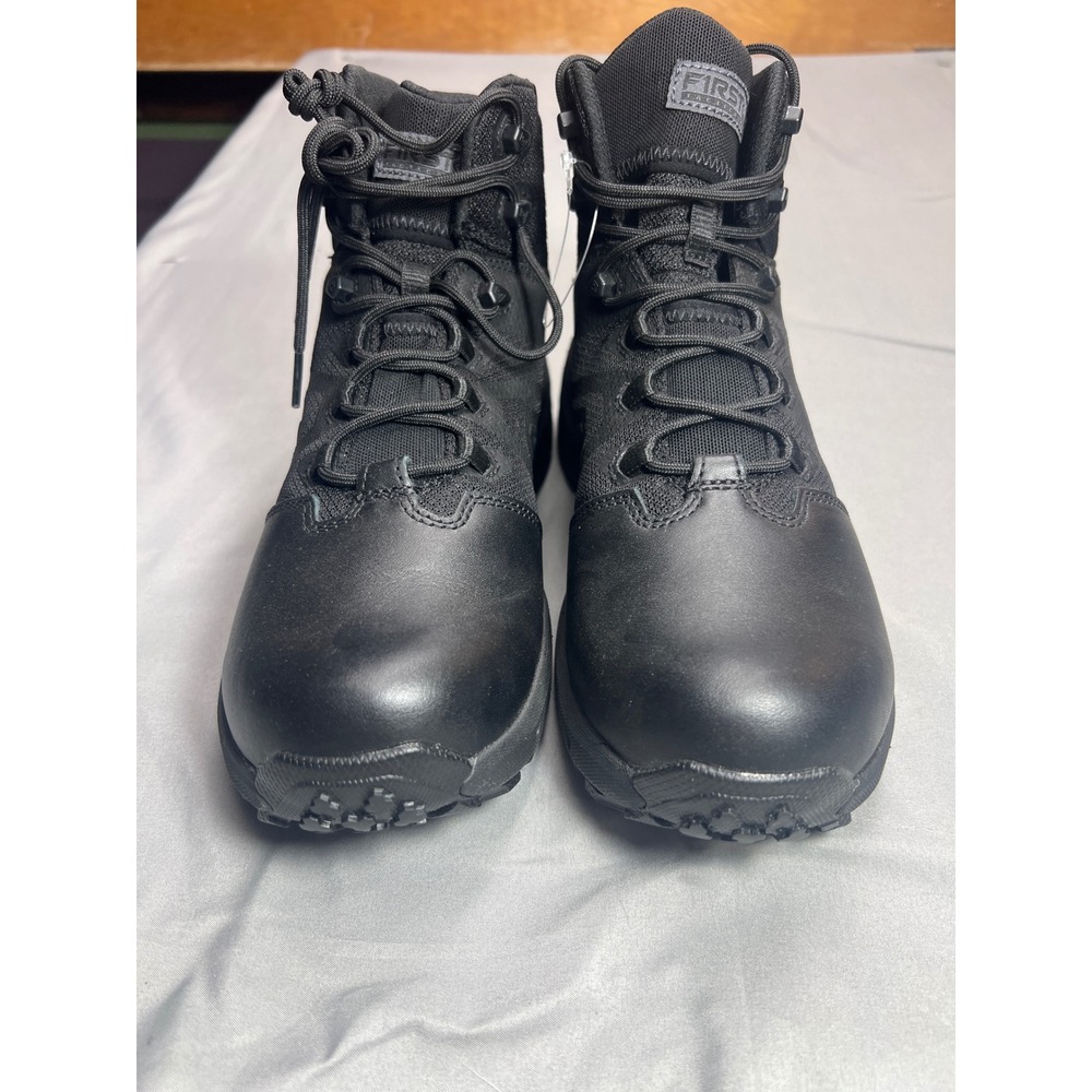 First Tactical Operator Boots Mens 10 Black Side Zip Tactical Duty Boots 165933